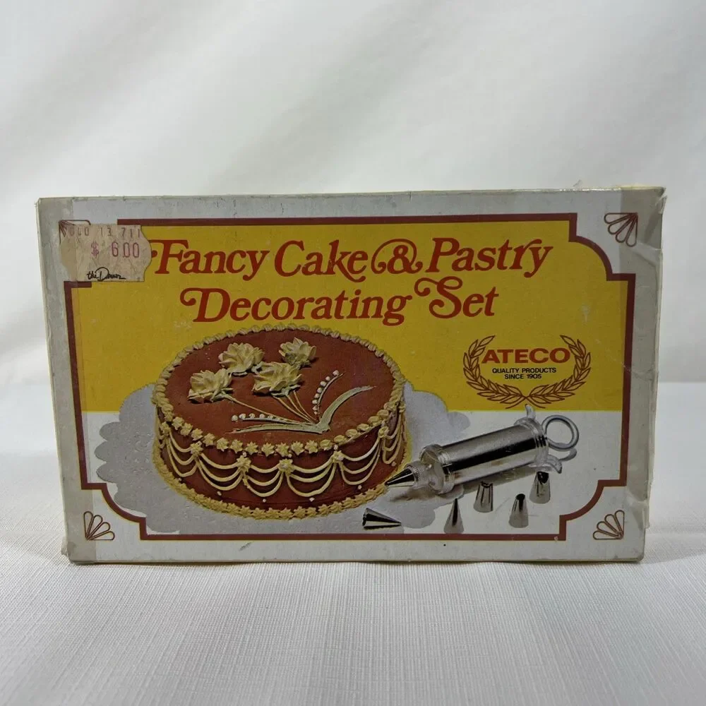 Ateco - Cake Decorating Set - In Original Box - Vintage - Complete Set